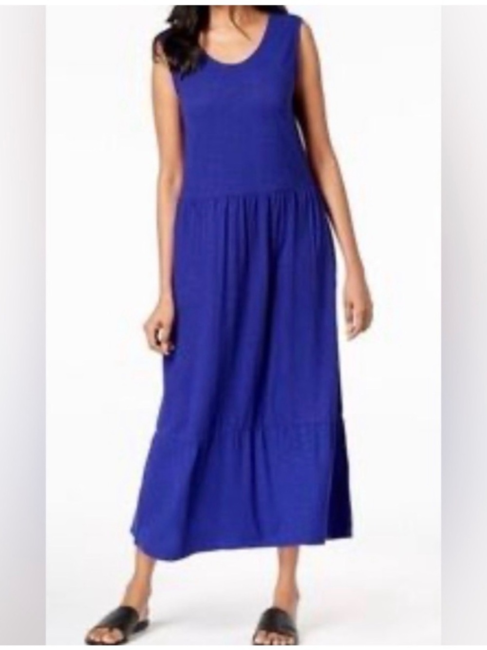 Eileen Fisher Hemp Organic Cotton Maxi Dress